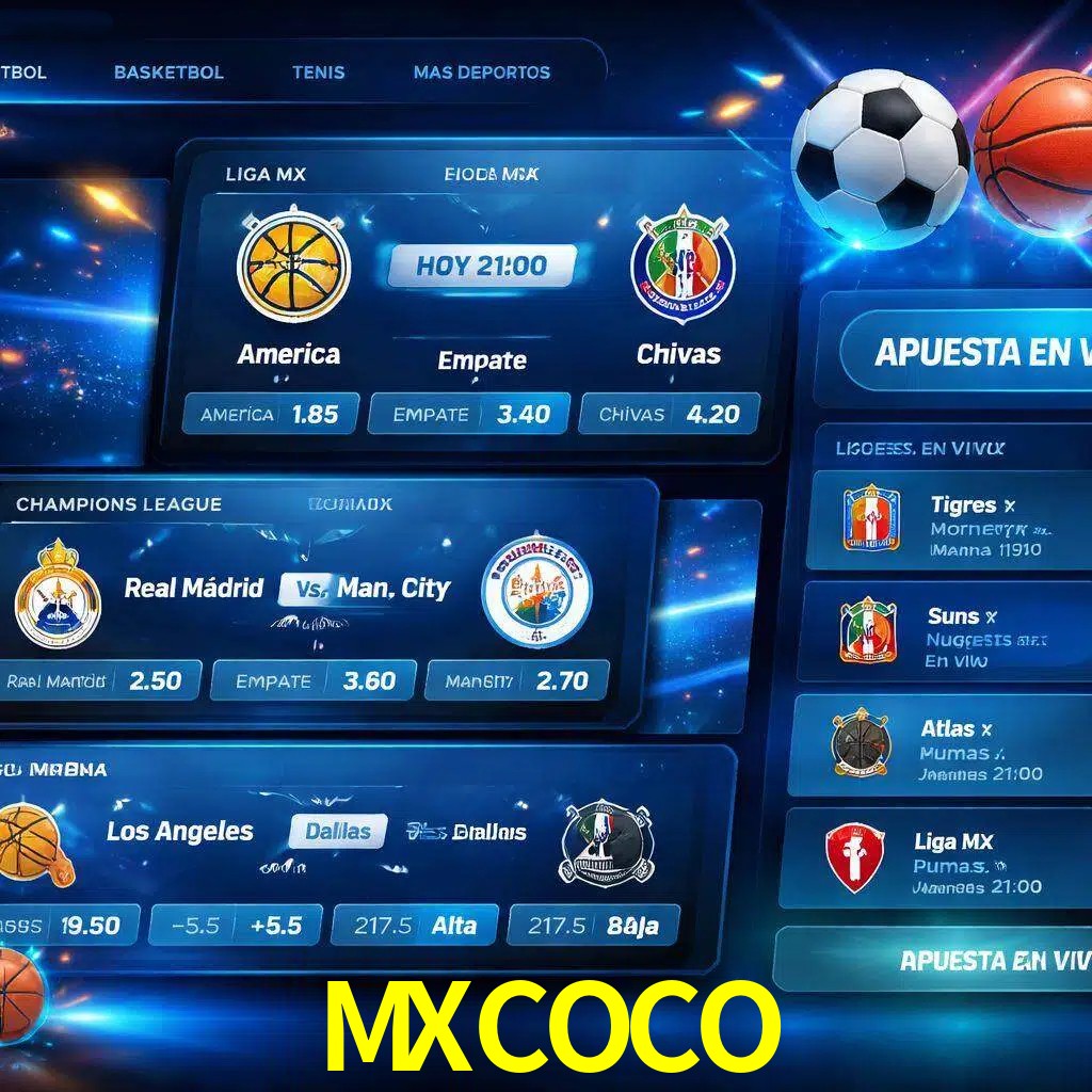 Mercados de apuestas deportivas MXCOCO para jugadores en México